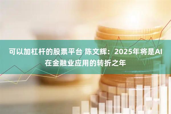 可以加杠杆的股票平台 陈文辉：2025年将是AI在金融业应用的转折之年